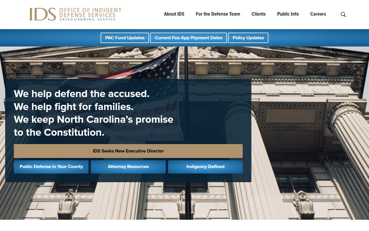 Iredell County court dockets North Carolina indigent defense resource