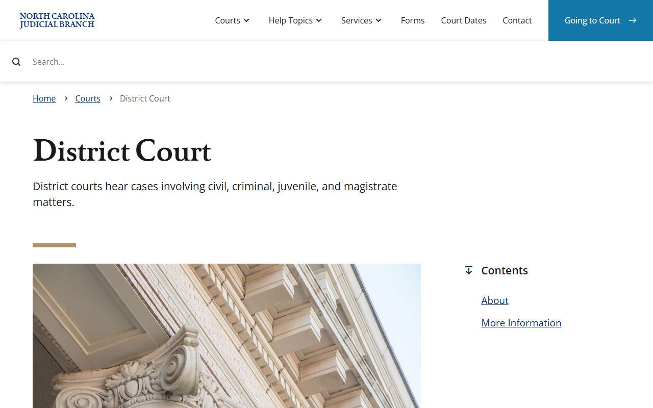 Iredell County criminal court records District Court jurisdiction