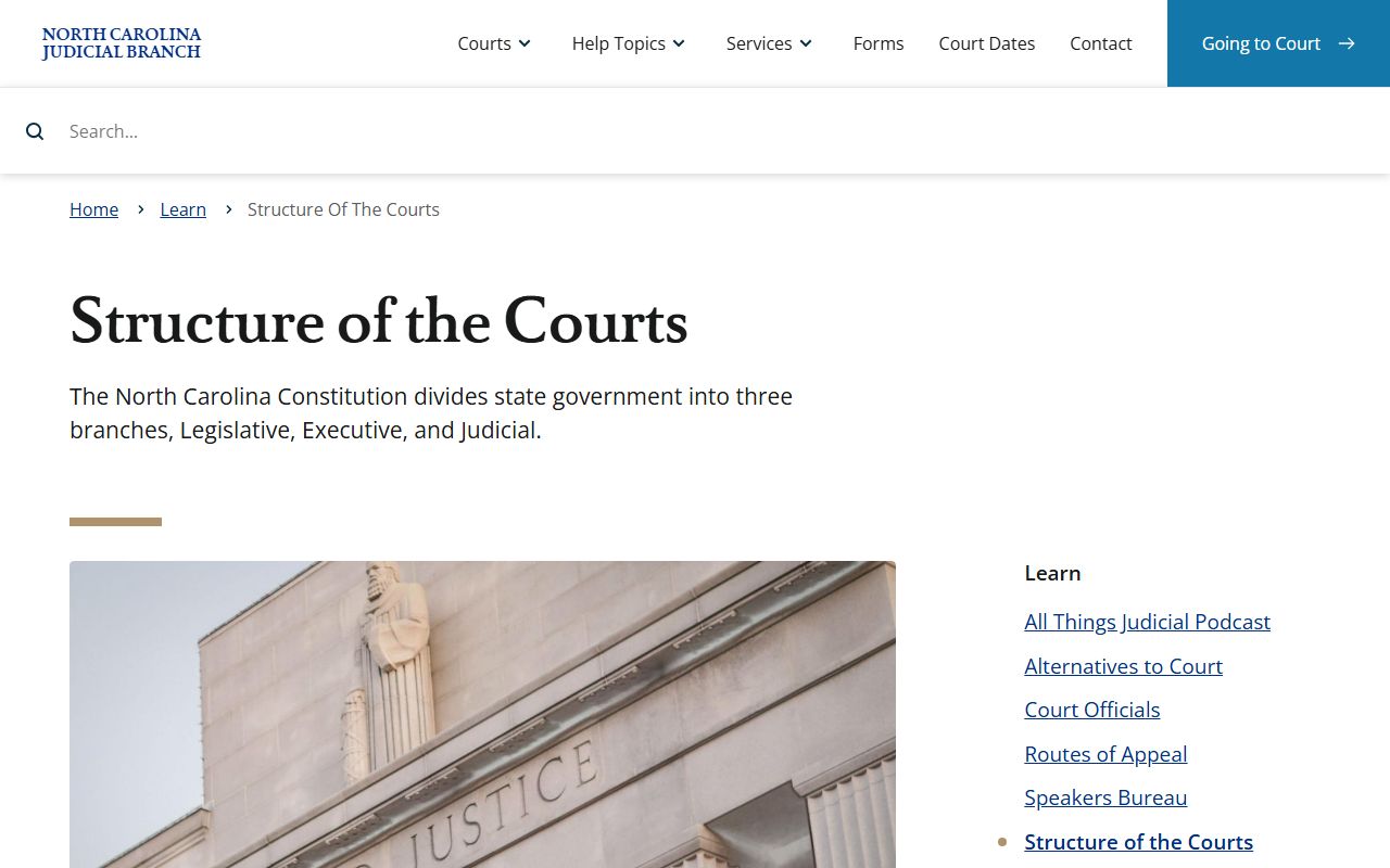 Iredell County Superior Court North Carolina court structure